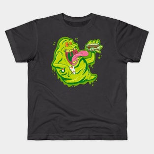 2-Sided Slimer Tea Kids T-Shirt